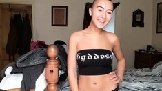 Hot amateur webcam teen masturbates for their fans