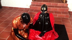 Fetish latex lesbians