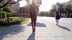 Amateur girls voyeur copulating in public place
