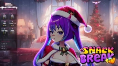 Brunette cums to hentai
