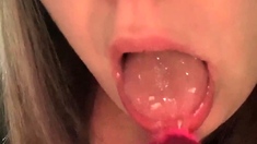 Jessy funny amateur teen brunette toying