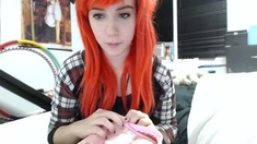 Amateur redhead Russian teen