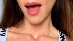 Milf brunette masturbating with toy ass