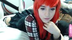 Lewd amateur brunette teen meg davis webcam masturbation