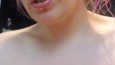 Big boobs milf masturbates with her dildo