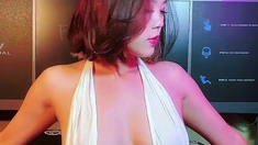 Big boobs milf masturbates with her dildo