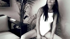 Beautiful brunette in sexy solo fingering masturbation 4 wmv
