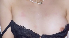 Amateur asian teen licks ass and sucks cock