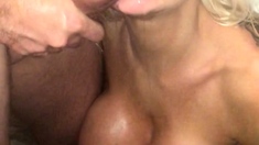 Busty Amateur Milf Wife Blowjob With Anal Fisting And Fucked