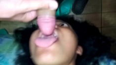 Stepdaughter's First Extreme Throat Bulge