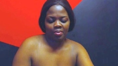 Ebony BBW With Big Tits on Webcam