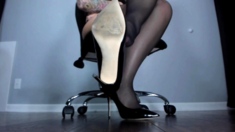 Hip gor nylon stockings pantyhose footjobs foot fetish sex