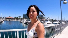 Elle Lee - Asian Elie Lee Shows Pussy In Public And Craves