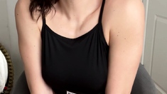 Shemale Tranny Enjoying Solo Masturbation