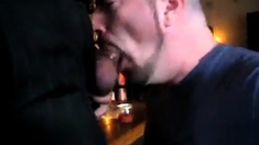 Amateur Daddy Swallows Big Cock In Suit