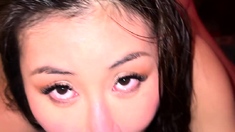 Slutty Asian Suck & Ride BBC Till HUGE Creampie - Nicole