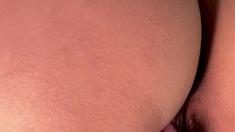 Amateur striptease and Solo masturbation