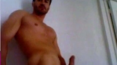 David Zepeda Masturbating On Webcam