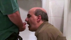 Bareback Daddy In The Gas Station Wc