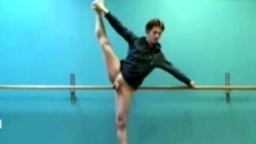 Male ballet practice (without tights!)