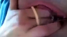 Creamy Teen with condom