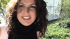 Two Gorgeous Brunettes Get Together For Their First Lesbian Experience