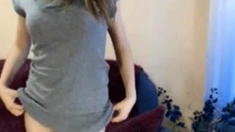 Ukranian Webcam Girl Showing Her Tits (no Sound)