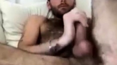 Super Sexy Str8 Hairy Guy cums on cam #116