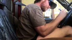 Horny Guy Bustin A Nut at the Bank ( Hands free Public Cum )