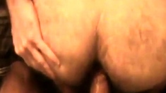 Hairy ass get fucked bareback!!!